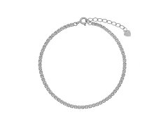 AGAIN Jewelry Tenisový stříbrný náramek s kubickými zirkony AJNR0001