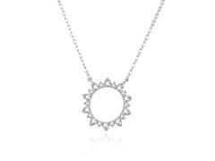 Agato Krásný stříbrný náhrdelník Sluníčko AGS1571/47