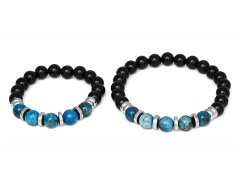 Agato Minerální náramek pro otce se synem MINK144/SET