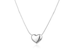 Agato Něžný stříbrný náhrdelník Srdce AGS1575/47