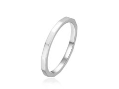 Agato Něžný stříbrný prsten AGT-R70W 62 mm