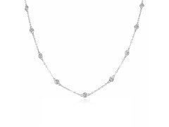Agato Okouzlující stříbrný náhrdelník se zirkony AGS1585/47