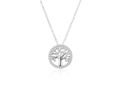 Agato Slušivý stříbrný náhrdelník Strom života AGS1542/47
