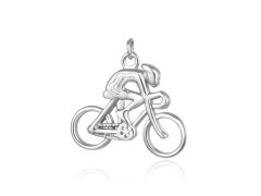 Agato Stříbrný přívěsek Cyklista AGH733M