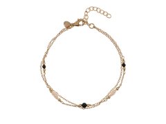 Alisia Dvojitý náramek s&nbsp;perlami a&nbsp;achátem AL5254.01.000