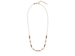 Alisia Pozlacený náhrdelník s&nbsp;perlami a&nbsp;granáty AL5179.01.029