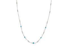 Alisia Něžný stříbrný náhrdelník s&nbsp;tyrkysem AL3243-Argento-Turchese