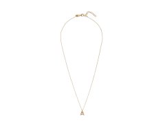 Alisia Pozlacený náhrdelník se Swarovski perličkami "A" AL4258.01.901