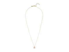 Alisia Pozlacený náhrdelník se Swarovski perličkami "B" AL4258.01.902