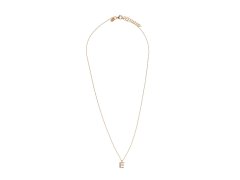 Alisia Pozlacený náhrdelník se Swarovski perličkami "E" AL4258.01.905