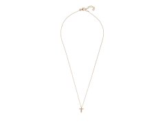 Alisia Pozlacený náhrdelník se Swarovski perličkami "T" AL4258.01.920