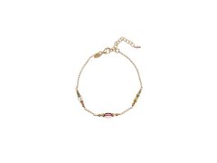 Alisia Pozlacený náramek s&nbsp;korálky turmalínu AL5279.01.000