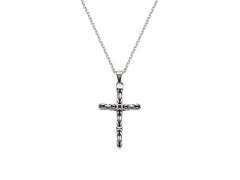 Amen Pánský ocelový náhrdelník Kříž ACCL001 (řetízek, přívěsek)