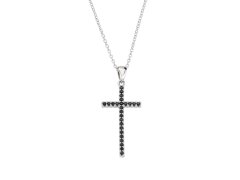 Amen Stříbrný náhrdelník se zirkony Sacred Crosses CLCRDOBBNZ (řetízek, přívěsek)
