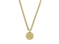 Armani Exchange Fashion pozlacený náhrdelník pro muže AXG0152710