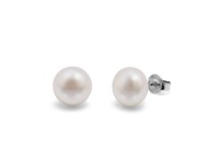 AURA Stříbrné pecky s pravou perlou Kyoto Pearl TKKP001SMPL