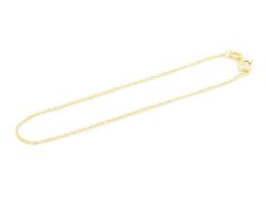 Beneto Exclusive Náramek ze žlutého zlata Anker 20 cm