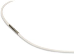 Boccia Titanium Bílé kaučukové lanko 0801-02 45 cm