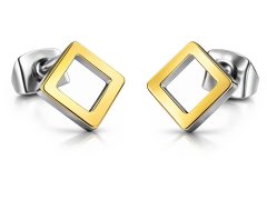 Boccia Titanium Čtvercové titanové náušnice 05022-02
