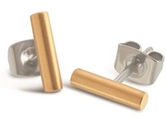 Boccia Titanium Minimalistické titanové náušnice Tyčinky 05057-02