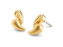 Boccia Titanium Módní pozlacené titanové náušnice 05082-03