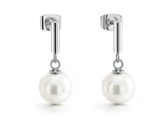 Boccia Titanium Nádherné titanové náušnice s&nbsp;pravými perlami 05043-01