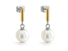 Boccia Titanium Nádherné titanové náušnice s&nbsp;pravými perlami 05043-02