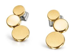 Boccia Titanium Pozlacené titanové náušnice 05040-02