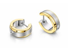 Boccia Titanium Pozlacené titanové náušnice 0560-02