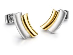 Boccia Titanium Pozlacené titanové náušnice 0561-02