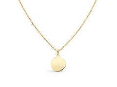 Boccia Titanium Pozlacený titanový náhrdelník s&nbsp;briliantem 08065-03