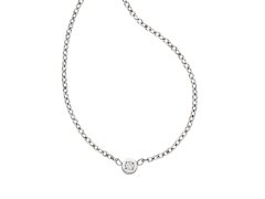 Boccia Titanium Pozlacený titanový náhrdelník s briliantem 08069-01