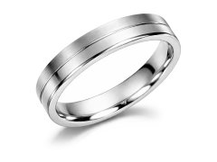 Boccia Titanium Snubní titanový prsten 0129-01 55 mm