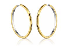 Boccia Titanium Titanové bicolor náušnice kruhy 0573-02