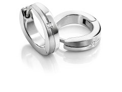 Boccia Titanium Titanové náušnice s&nbsp;diamantem 0563-03