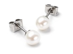Boccia Titanium Titanové náušnice s&nbsp;perlou 0536-01