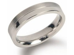 Boccia Titanium Snubní titanový prsten 0129-01 50 mm
