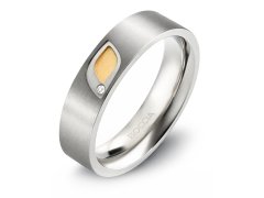 Boccia Titanium Titanový prsten s&nbsp;briliantem 0146-01 54 mm
