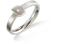 Boccia Titanium Titanový prsten s diamantem 0141-02 55 mm