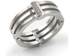Boccia Titanium Titanový prsten s diamanty 0126-01 56 mm