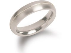 Boccia Titanium Titanový snubní prsten 0130-01 61 mm