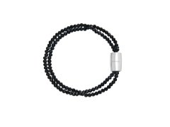 BREIL Dvojitý korálkový náramek s krystaly Magnetica System TJ3687