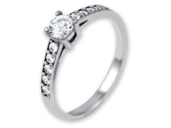 Brilio Dámský prsten s krystaly 229 001 00668 07 57 mm