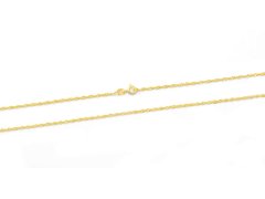 Beneto Exclusive Půvabný zlatý řetízek Lambáda AUS0006-G 42 cm