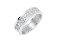 Brilio Silver Blyštivý prsten se zirkony 426 001 00514 04 50 mm