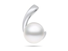 Brilio Silver Elegantní stříbrný přívěsek s pravou perlou PT109W