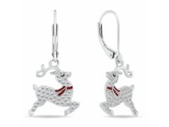 Brilio Silver Hravé stříbrné náušnice Sob EA1246W