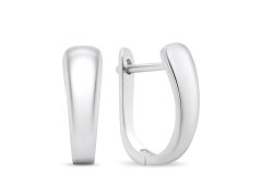 Brilio Silver Minimalistické stříbrné náušnice EA485W