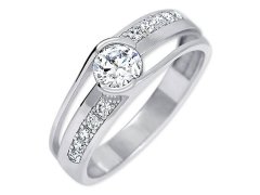 Brilio Silver Moderní stříbrný prsten 426 001 00503 04 56 mm