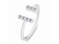 Brilio Silver Okouzlující stříbrný prsten se zirkony RI113W 55 mm